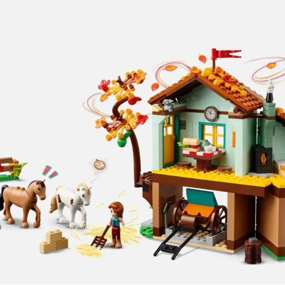 LEGO Friends Autumn’s Horse Stable 41745 Building Toy 90% complete